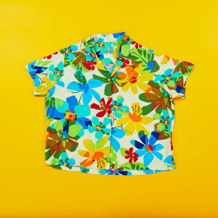 Vintage 80s Jams World Hawaiian Button Up
