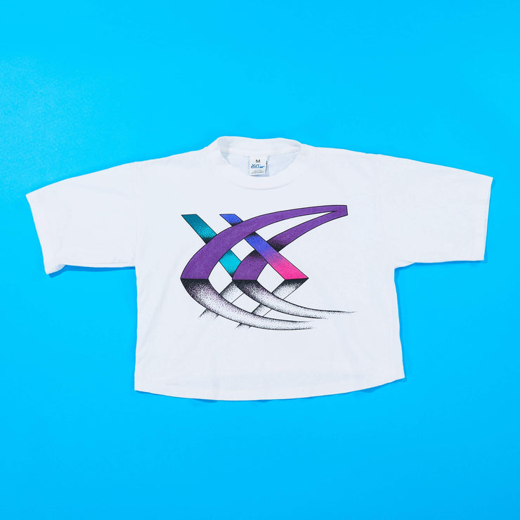 Vintage 80s Asics Crop Top