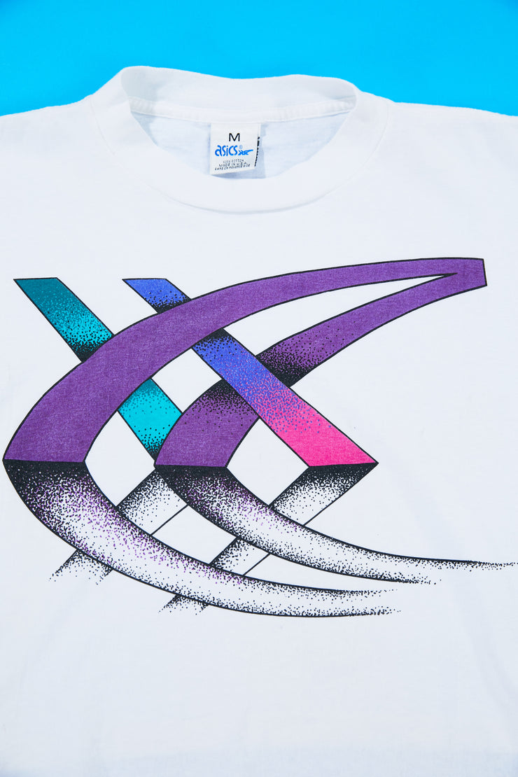 Vintage 80s Asics Crop Top