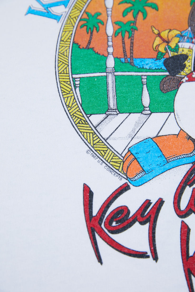Vintage 1987 Key West Coolers Tank Top