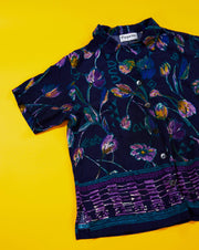 Vintage 80s Paquette Button Up
