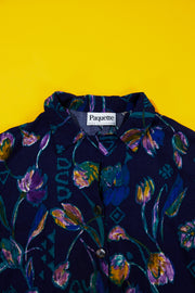 Vintage 80s Paquette Button Up