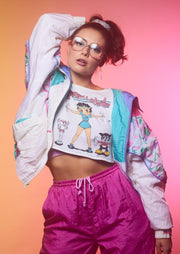 Rare Vintage 1984 Betty Boop's Workout Crop Top