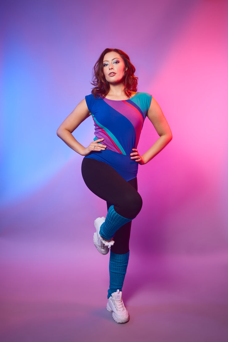 Vintage 80s Workout Leotard/Bodysuit