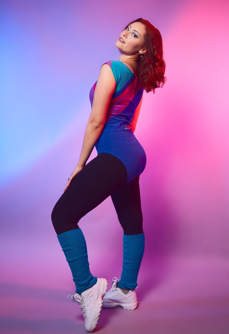 Vintage 80s Workout Leotard/Bodysuit