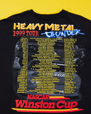 Vintage 1998/1999 NASCAR Winston Cup Heavy Metal Thunder T-shirt