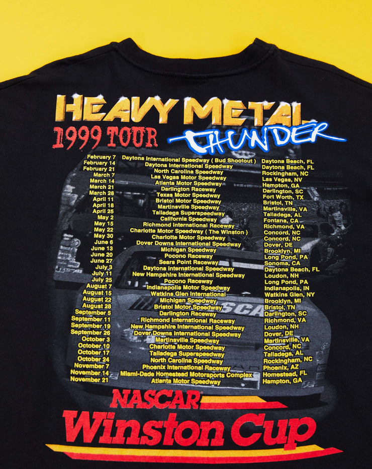 Vintage 1998/1999 NASCAR Winston Cup Heavy Metal Thunder T-shirt