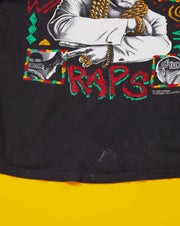 Vintage 1990 Yo Mo Raps Three Stooges T-shirt