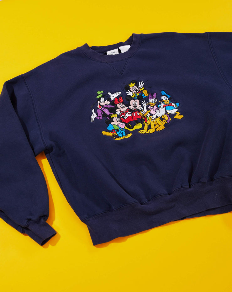 Vintage 90s The Disney Store Character Group Crewneck Sweater
