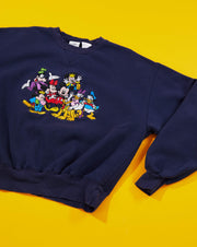 Vintage 90s The Disney Store Character Group Crewneck Sweater