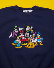 Vintage 90s The Disney Store Character Group Crewneck Sweater