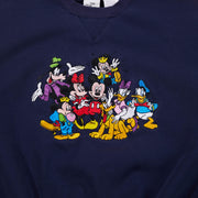 Vintage 90s The Disney Store Character Group Crewneck Sweater
