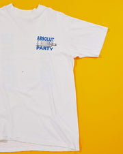 Vintage 90s Absolut Party Buffalo Liquor T-shirt