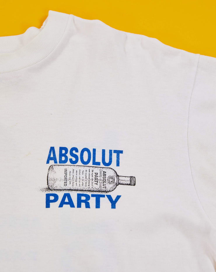 Vintage 90s Absolut Party Buffalo Liquor T-shirt
