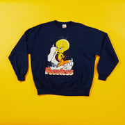 Vintage 1995 Tweety Bird & Sylvester Fearless Crewneck Sweater