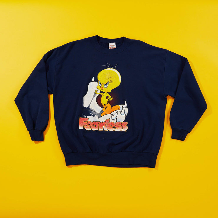 Vintage 1995 Tweety Bird & Sylvester Fearless Crewneck Sweater