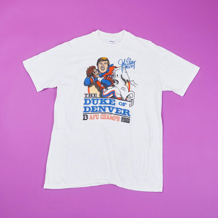 Vintage 1988 John Elway MVP The Duke of Denver T-shirt