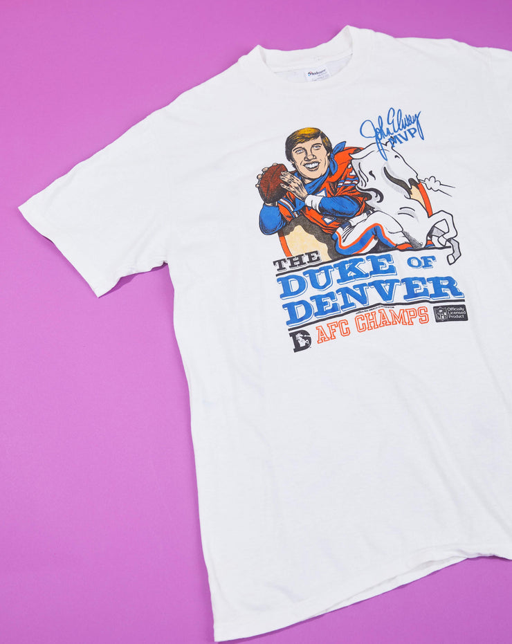 Vintage 1988 John Elway MVP The Duke of Denver T-shirt