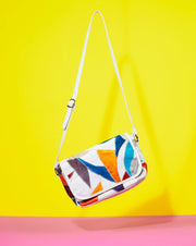 Vintage 80s Retro Color Block Purse