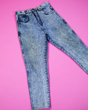 Vintage 90s Pure Jeans Wear Acid Washed High Waisted Jeans