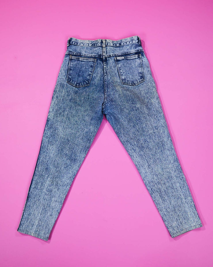 Vintage 90s Pure Jeans Wear Acid Washed High Waisted Jeans