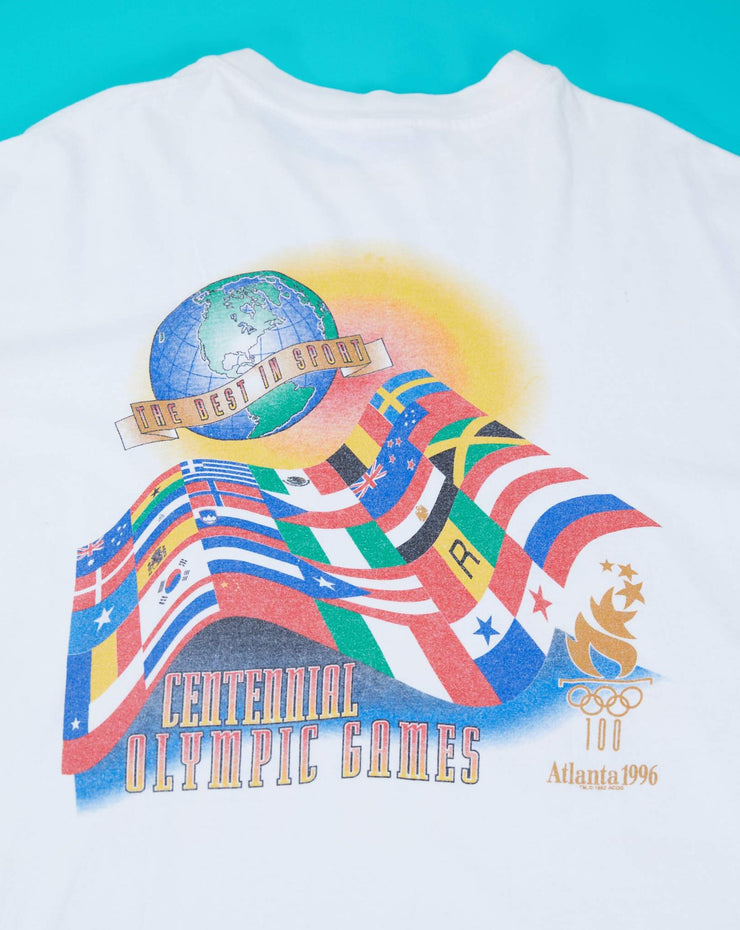 Vintage 1996 ATL Centennial Olympic Games The World Unites T-shirt