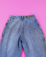 Vintage 80s Lee Acid Washed Distressed Mom Jeans