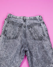 Very Rare Vintage 80s Siècle S.A Acid Wash Denim Jeans
