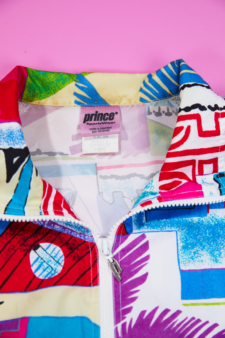 Vintage 90s Prince Sportswear Windbreaker Jacket
