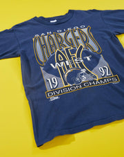 Vintage 1992 San Diego Chargers West Division Champs T-shirt
