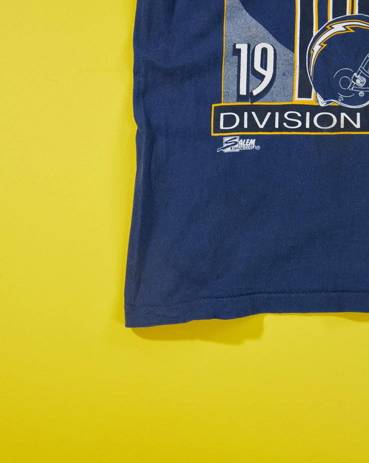 Vintage 1992 San Diego Chargers West Division Champs T-shirt