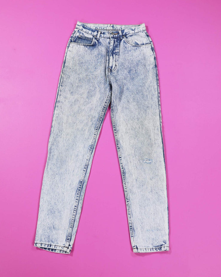 Rare Vintage 80s Jeanjer By Jordache Acid Washed High Waisted Jeans