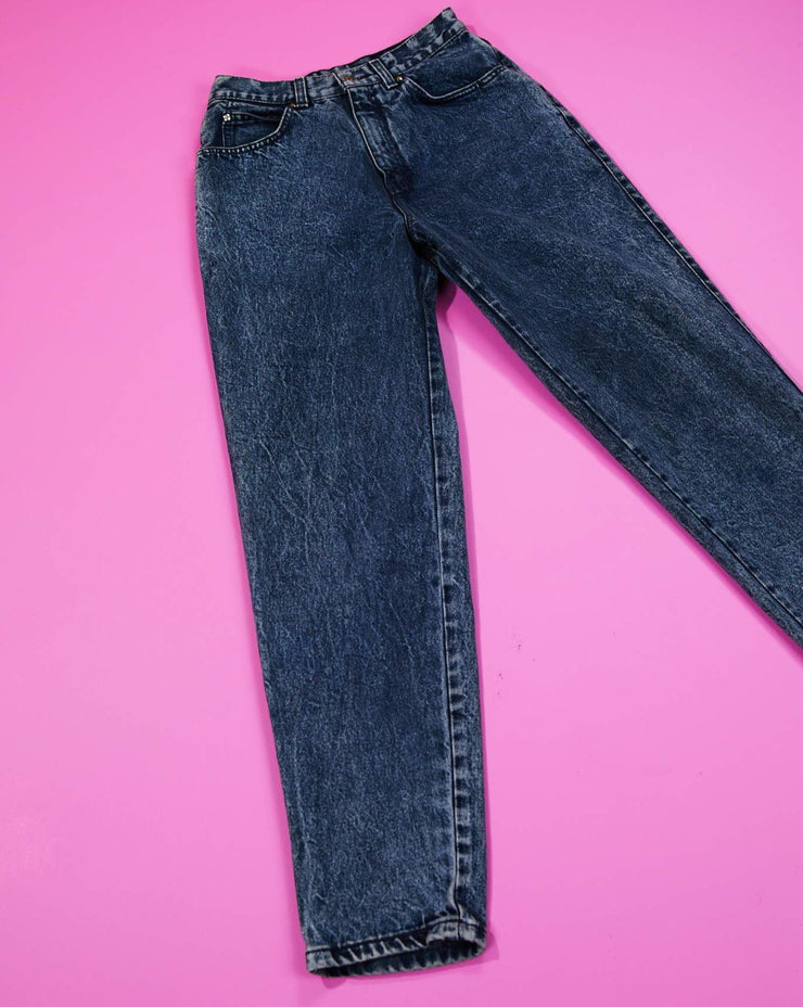 Rare Vintage 80s Levis 900 Series Acid Wash Denim