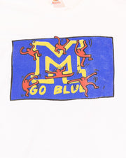 Rare Vintage 80/90s Keith Haring University of Michigan Go Blue T-shirt