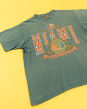 Vintage 1992 University of Miami Hurricanes Orange Bowl T-shirt