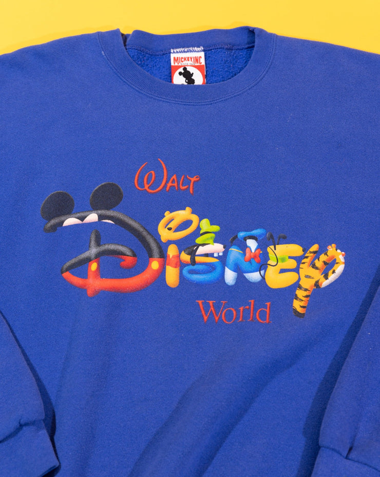 Vintage 90s Mickey Inc Walt Disney World Crewneck Sweater