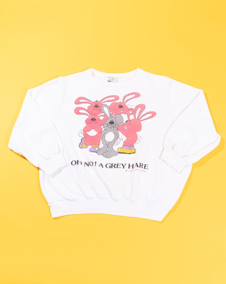 Vintage 1986 Oh No! A Grey Hair Crewneck Sweater