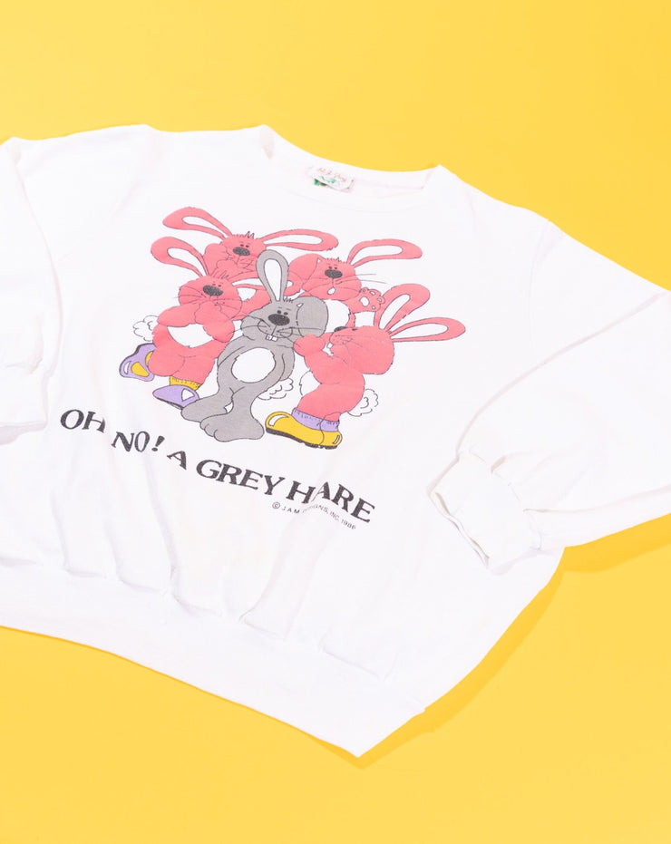 Vintage 1986 Oh No! A Grey Hair Crewneck Sweater