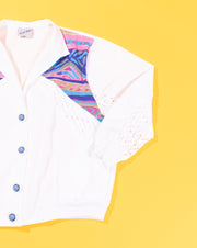 Vintage 80s Matches Retro Button Up Jacket