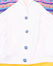 Vintage 80s Matches Retro Button Up Jacket