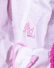 Vintage 90s Pink Windbreaker Pants (purple design)