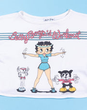 Rare Vintage 1984 Betty Boop's Workout Crop Top