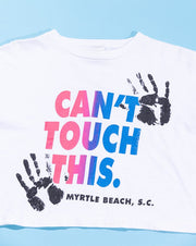 Vintage 90s Can't Touch This Myrtle Beach S.C. Crop Top
