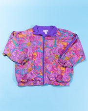 Vintage 80s Lady Lavon Abstract Windbreaker