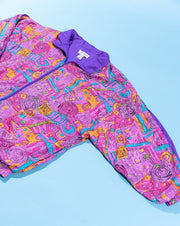 Vintage 80s Lady Lavon Abstract Windbreaker