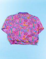 Vintage 80s Lady Lavon Abstract Windbreaker