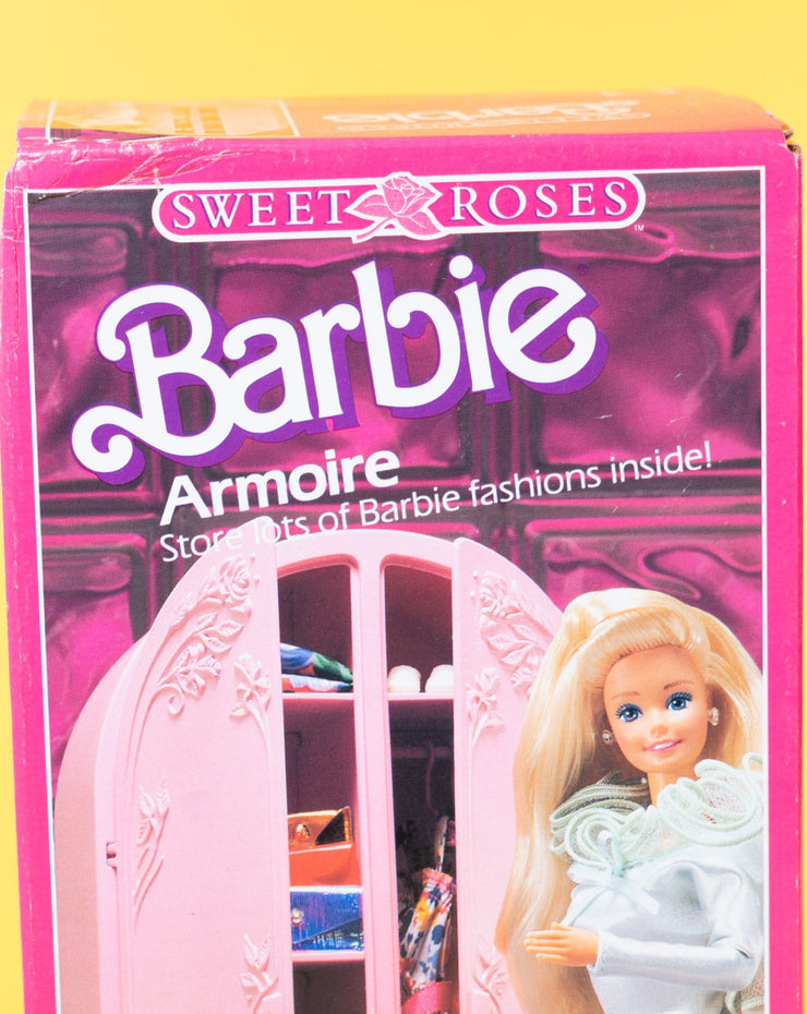 Vintage 1986 Sweet Roses Barbie Armoire
