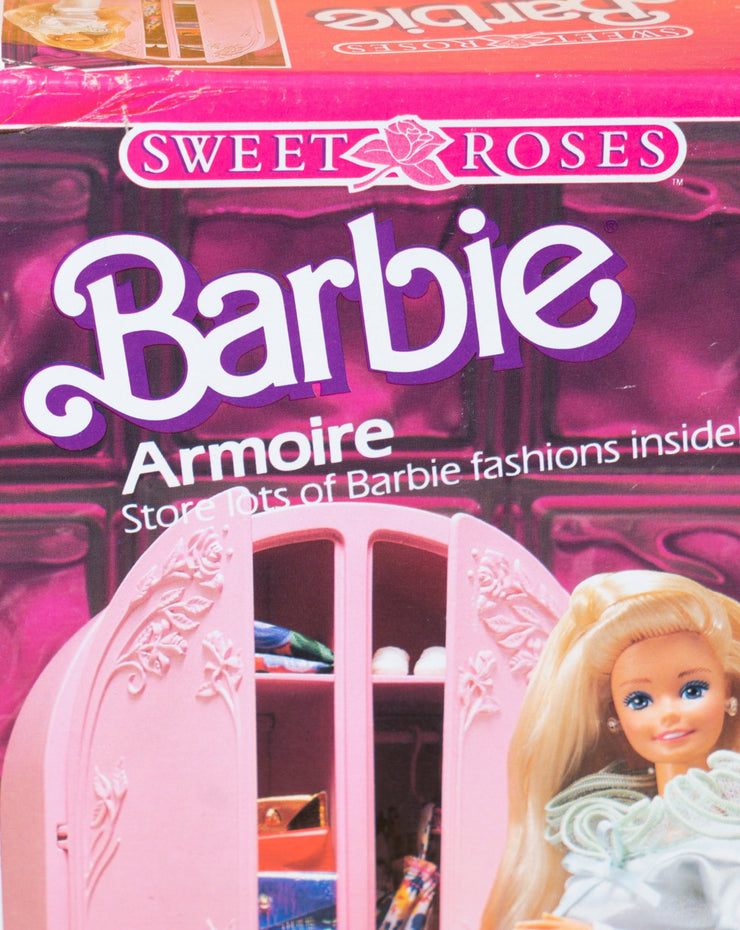 Vintage 1986 Sweet Roses Barbie Armoire