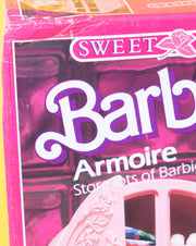 Vintage 1986 Sweet Roses Barbie Armoire