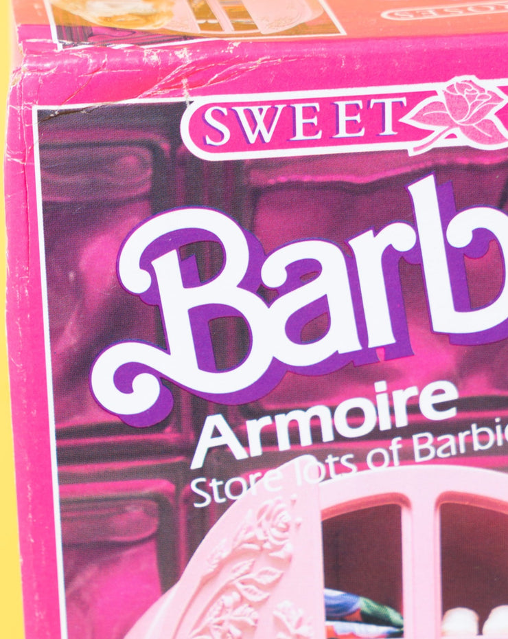 Vintage 1986 Sweet Roses Barbie Armoire